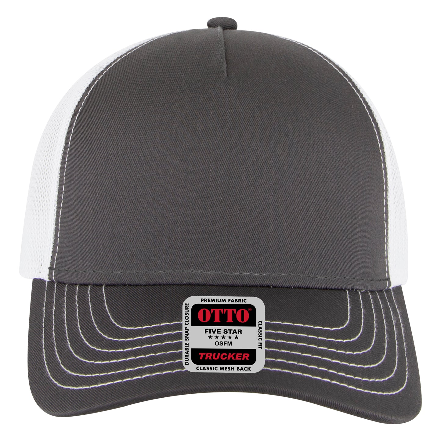 OTTO CAP 5 Panel Low Profile Mesh Back Trucker Hat