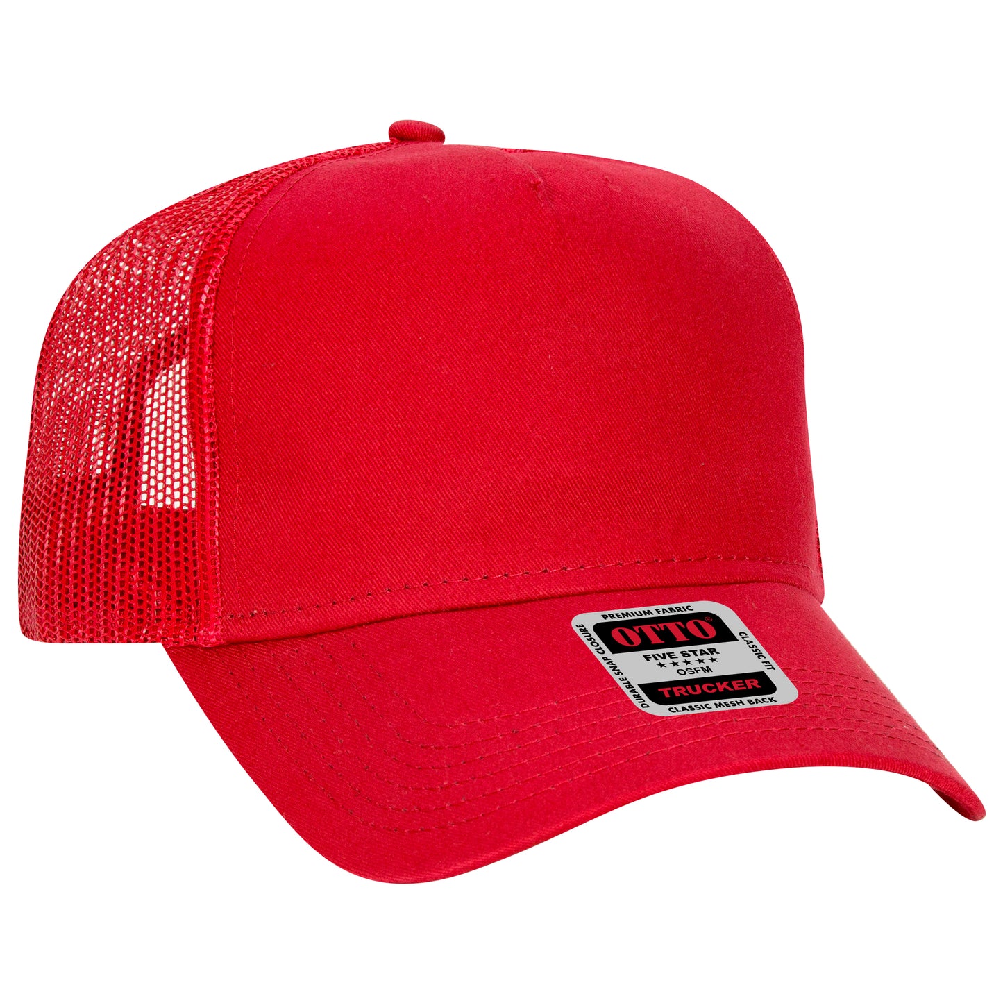 OTTO CAP 5 Panel Low Profile Mesh Back Trucker Hat