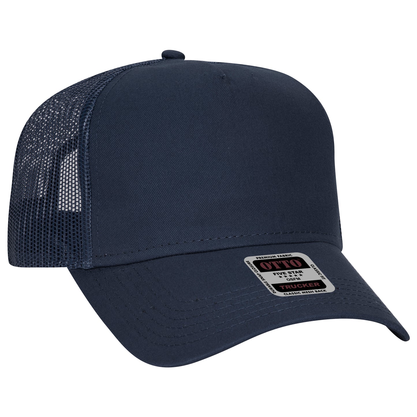 OTTO CAP 5 Panel Low Profile Mesh Back Trucker Hat