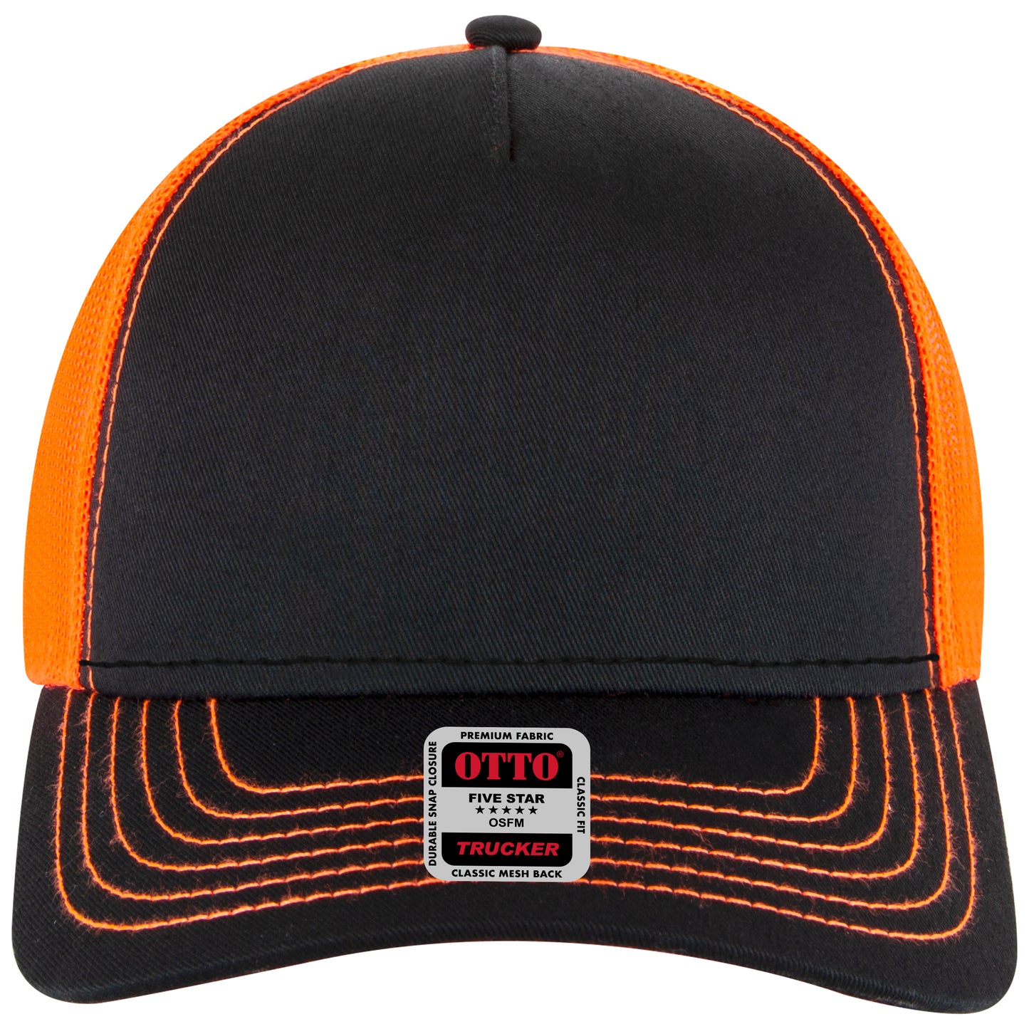 OTTO CAP 5 Panel Low Profile Mesh Back Trucker Hat