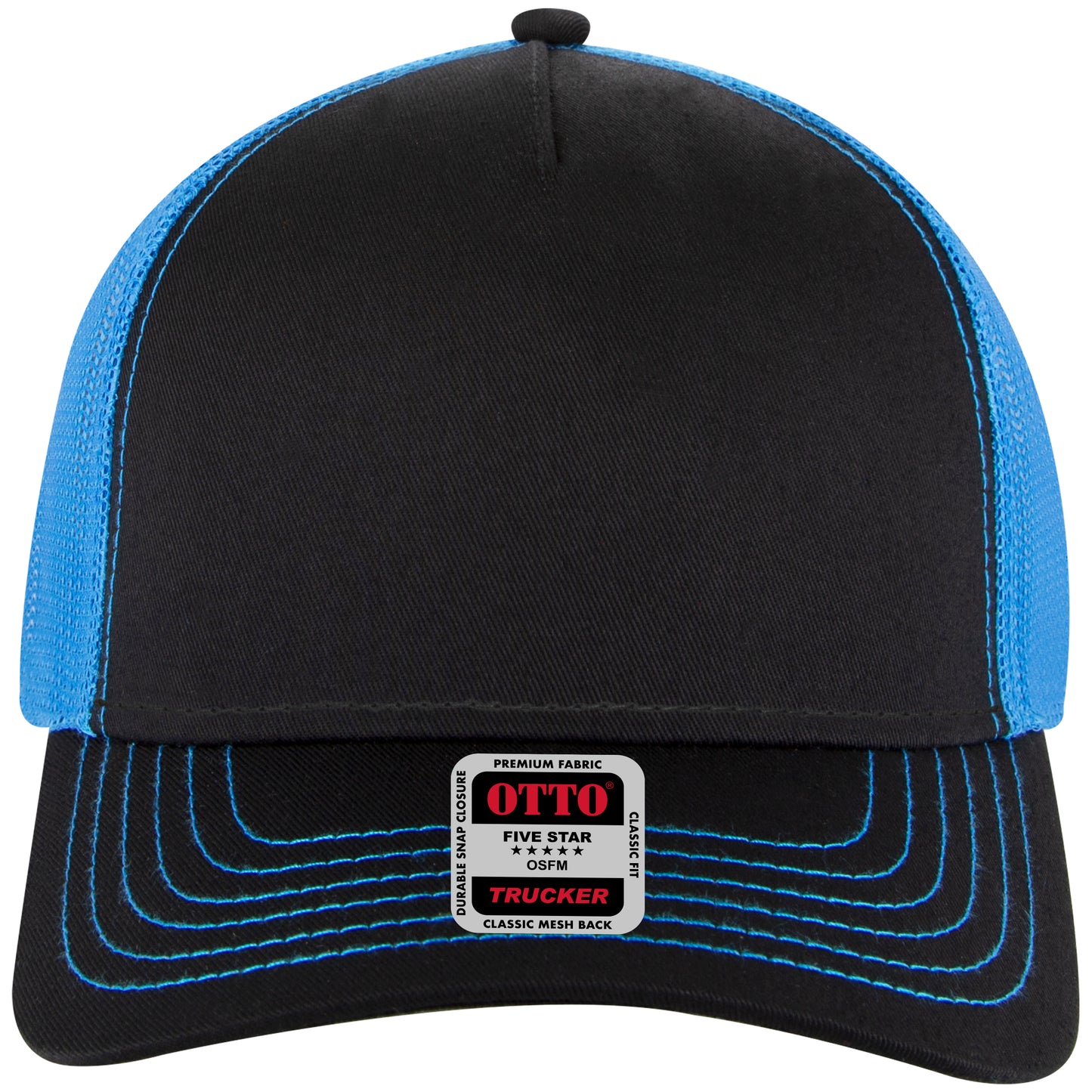 OTTO CAP 5 Panel Low Profile Mesh Back Trucker Hat