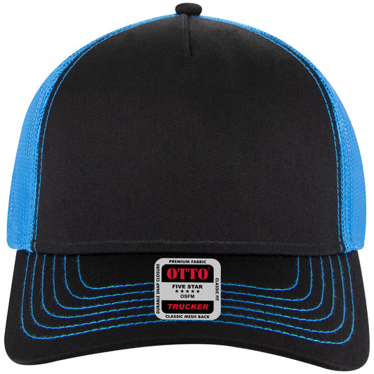 OTTO CAP 5 Panel Low Profile Mesh Back Trucker Hat