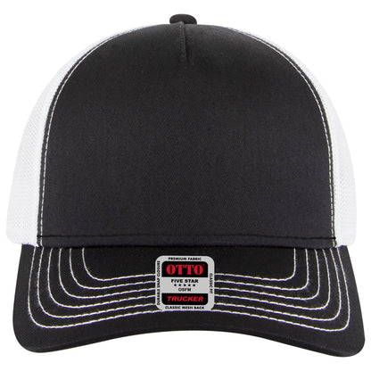 OTTO CAP 5 Panel Low Profile Mesh Back Trucker Hat