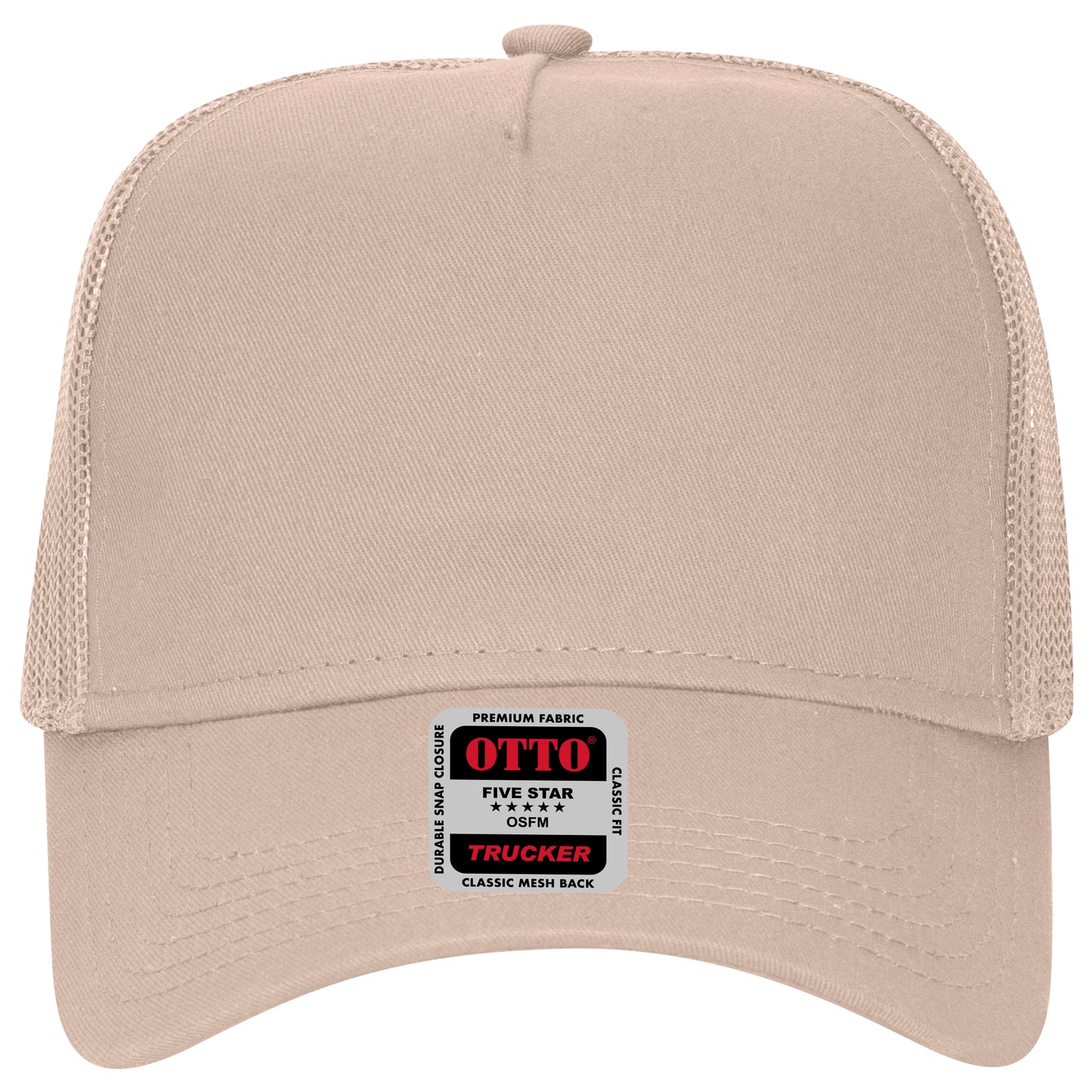 OTTO CAP 5 Panel Low Profile Mesh Back Trucker Hat