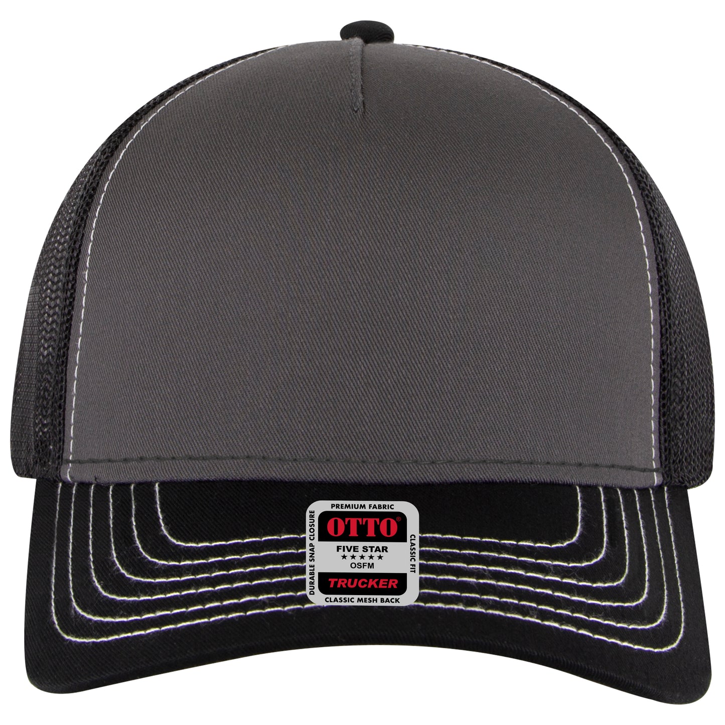 OTTO CAP 5 Panel Low Profile Mesh Back Trucker Hat