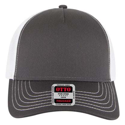 OTTO CAP 5 Panel Low Profile Mesh Back Trucker Hat