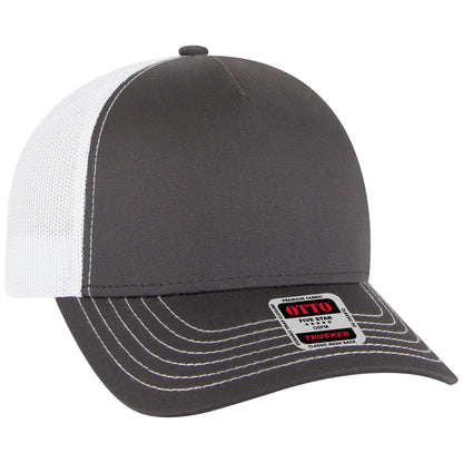 OTTO CAP 5 Panel Low Profile Mesh Back Trucker Hat