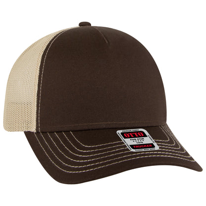 OTTO CAP 5 Panel Low Profile Mesh Back Trucker Hat