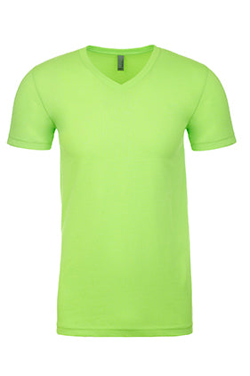 6240 Next Level Apparel Men's CVC V-neck T-shirt