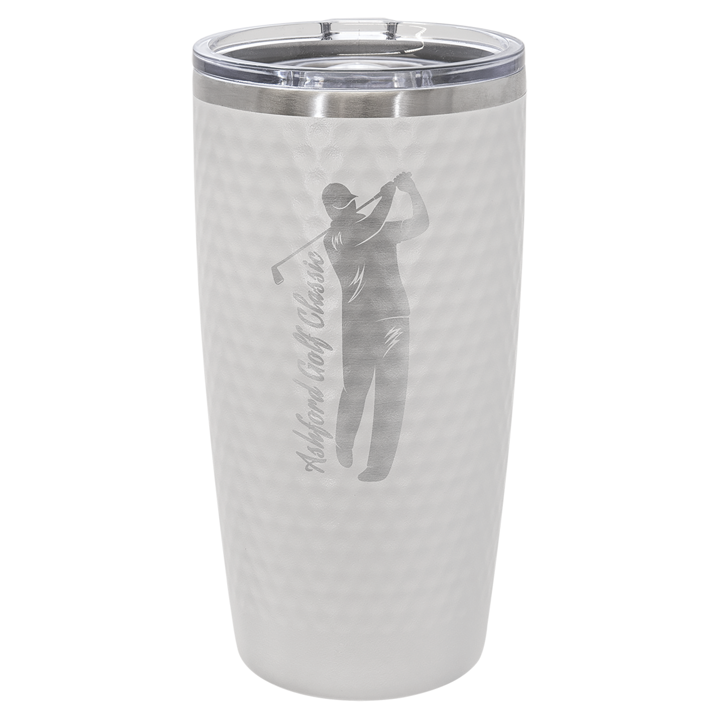 Polar Camel 20 oz. Golf Dimpled Tumbler with Slider Lid